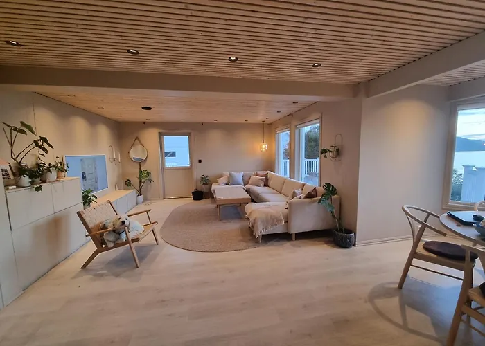 House With Panoramic Sea View, Nearby Senja